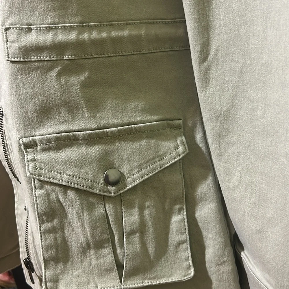 Market & Spruce Women's Olive Utility Jacket